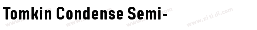Tomkin Condense Semi字体转换